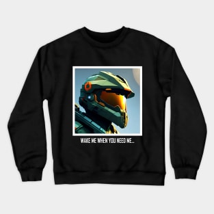 Halo game quotes - Master chief - Spartan 117 - BQ01-v4 Crewneck Sweatshirt